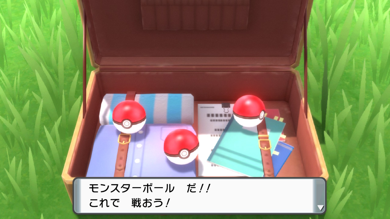 ポケモンが入ったボール