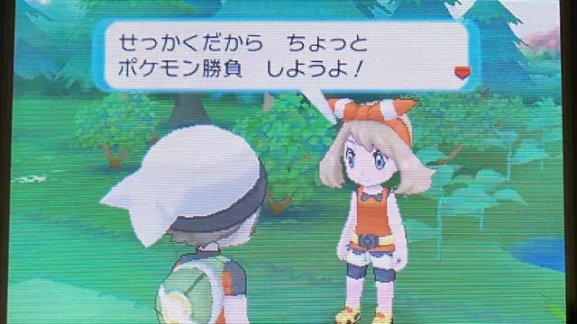 ハルカとポケモン勝負