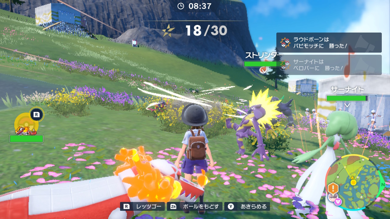 ポケモン30匹を倒す