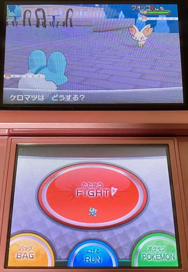 サナとポケモン勝負2