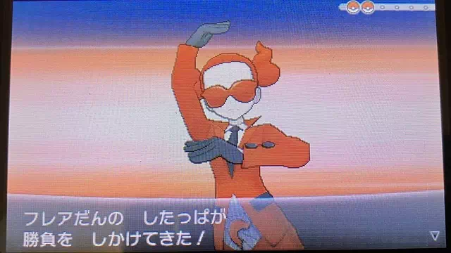 フレア団したっぱとバトル