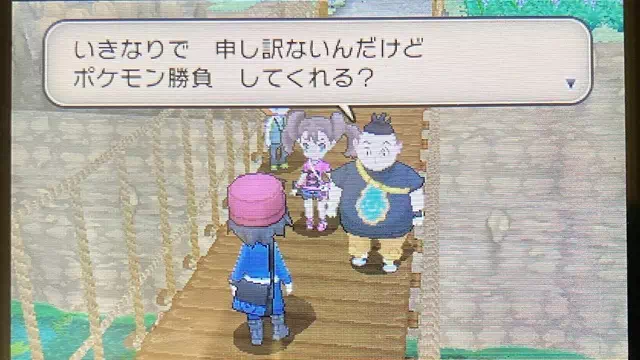 ティエルノとポケモン勝負